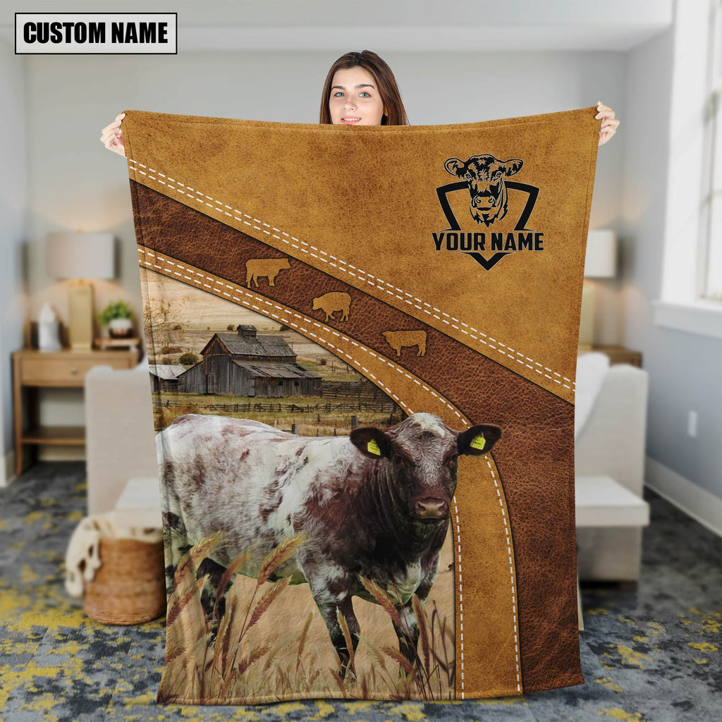 Shorthorn Custom Name Blanket Collection