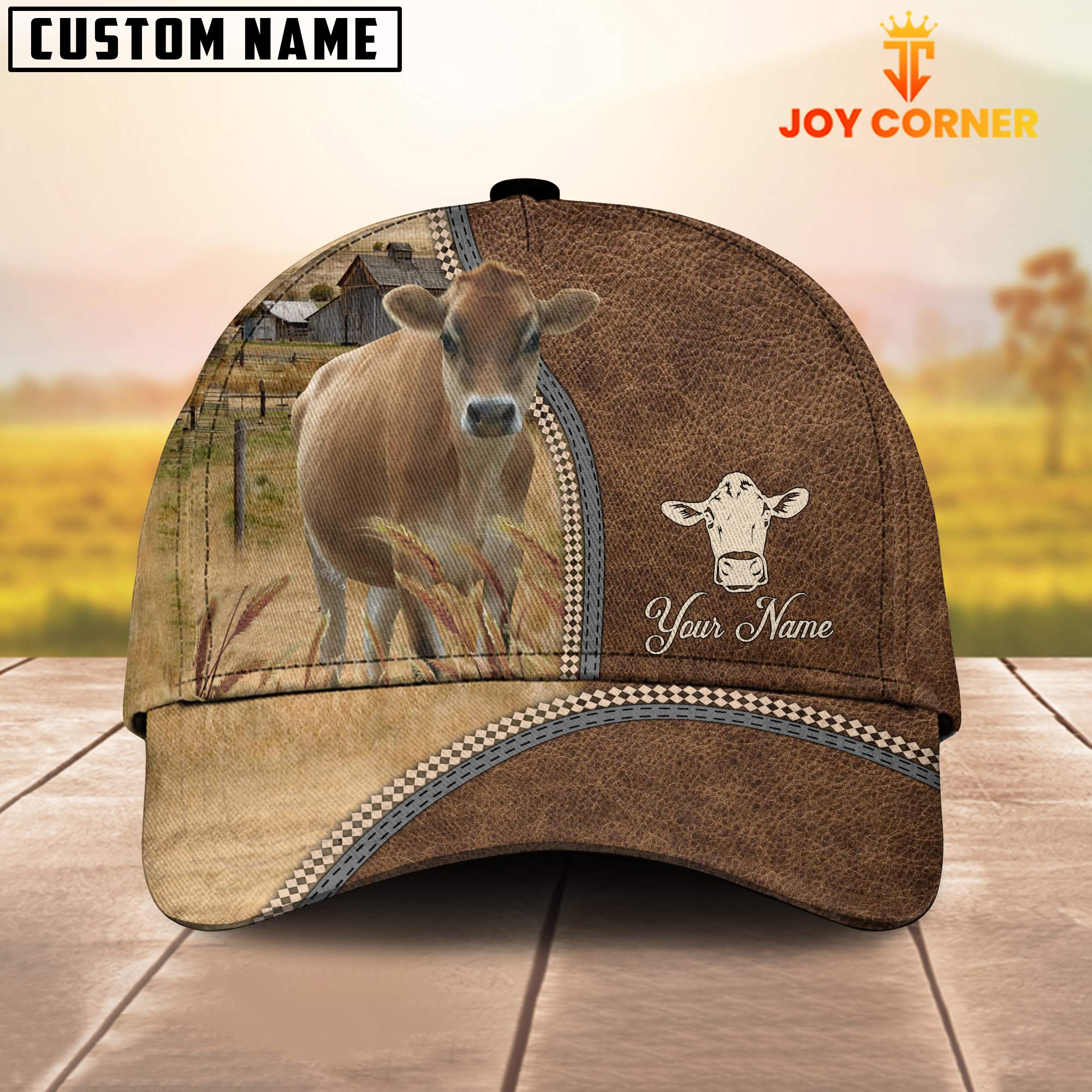 Personalized Name Jersey Farming Cap