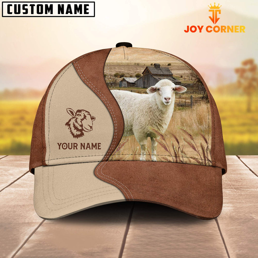 Sheep Customized Name Choco Cap