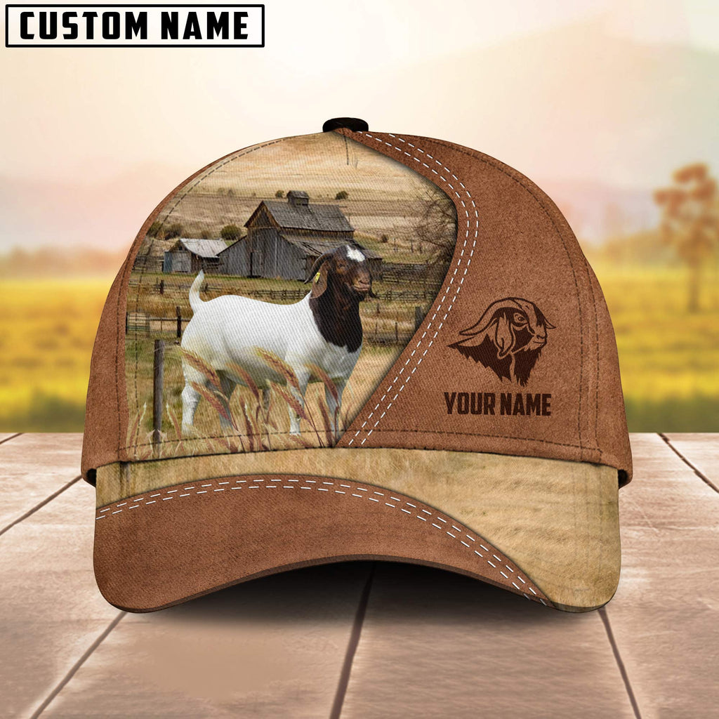 Boer Customized Name Brown Cap