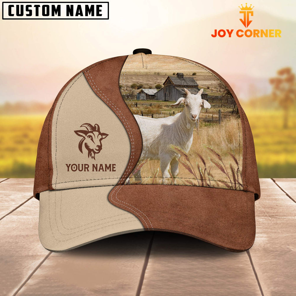 Goat Customized Name Choco Cap