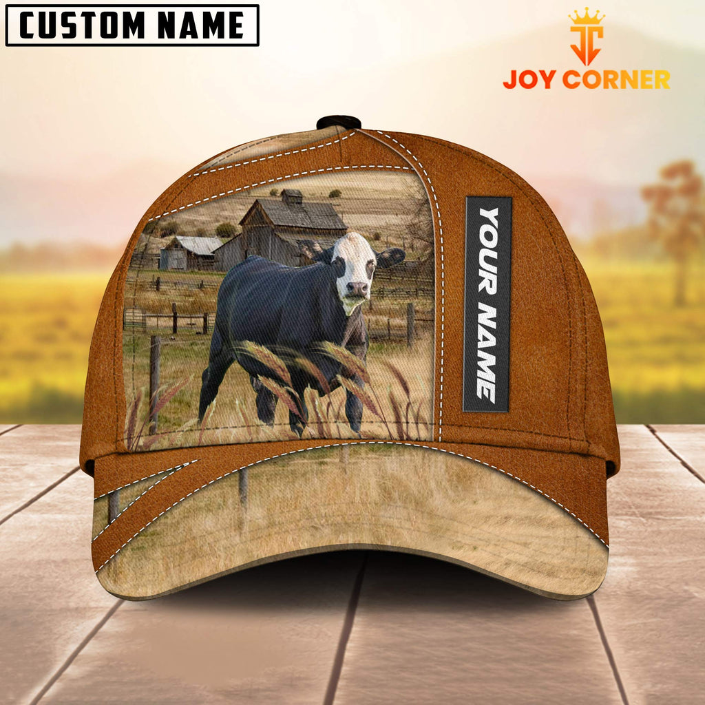 Black Baldy Customized Name Brown Cap