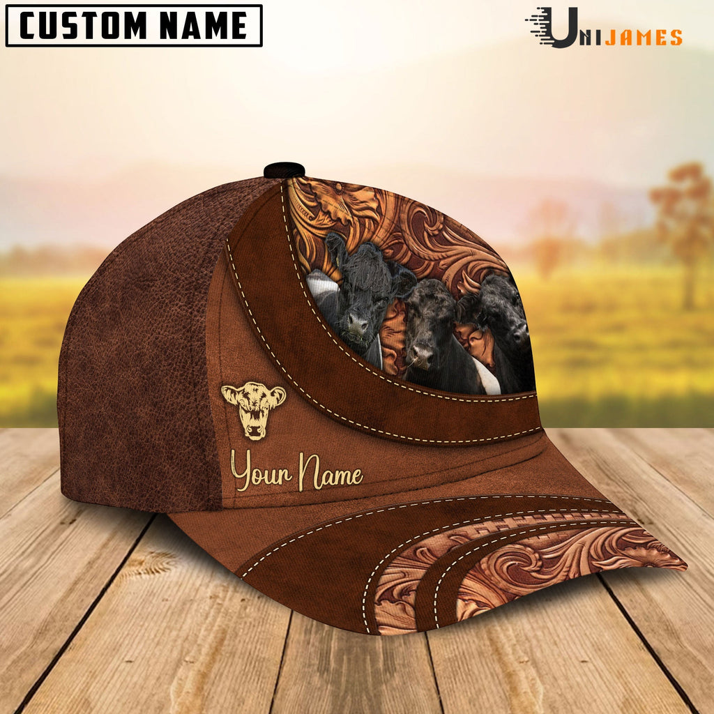 Belted Galloway Happiness Customized Name Cap