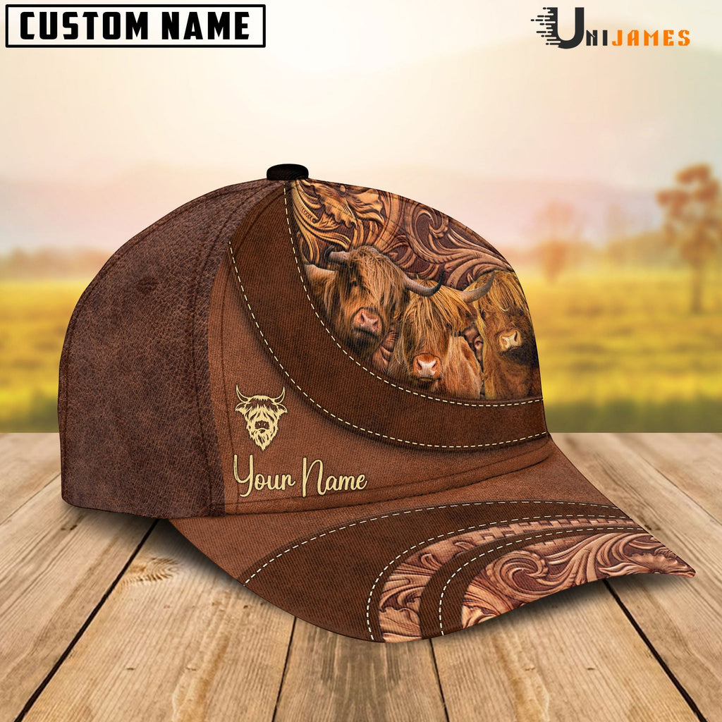Highland Happiness Customized Name Cap