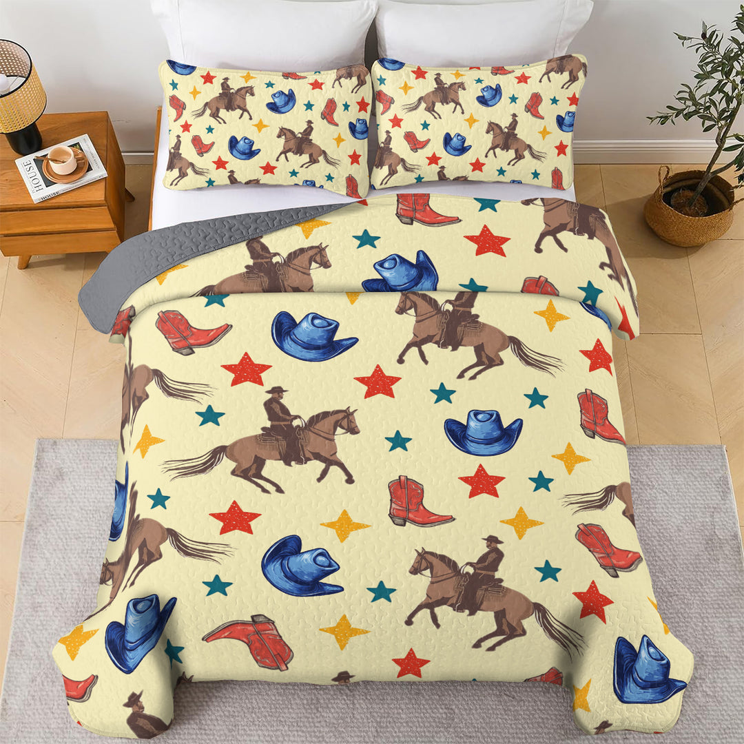 All Season Quilt 3-Piece Set Wild West Vibes