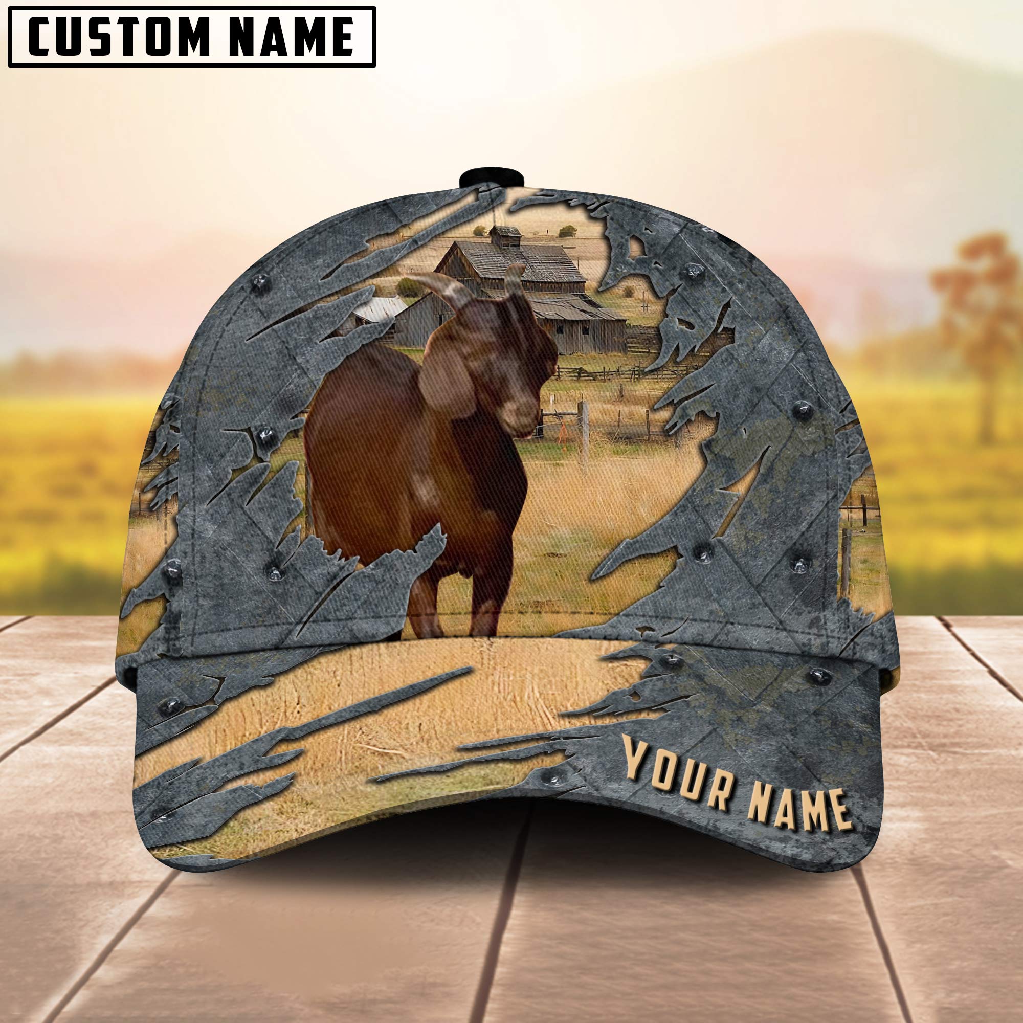 Kalahari Goat Customized Name Cap