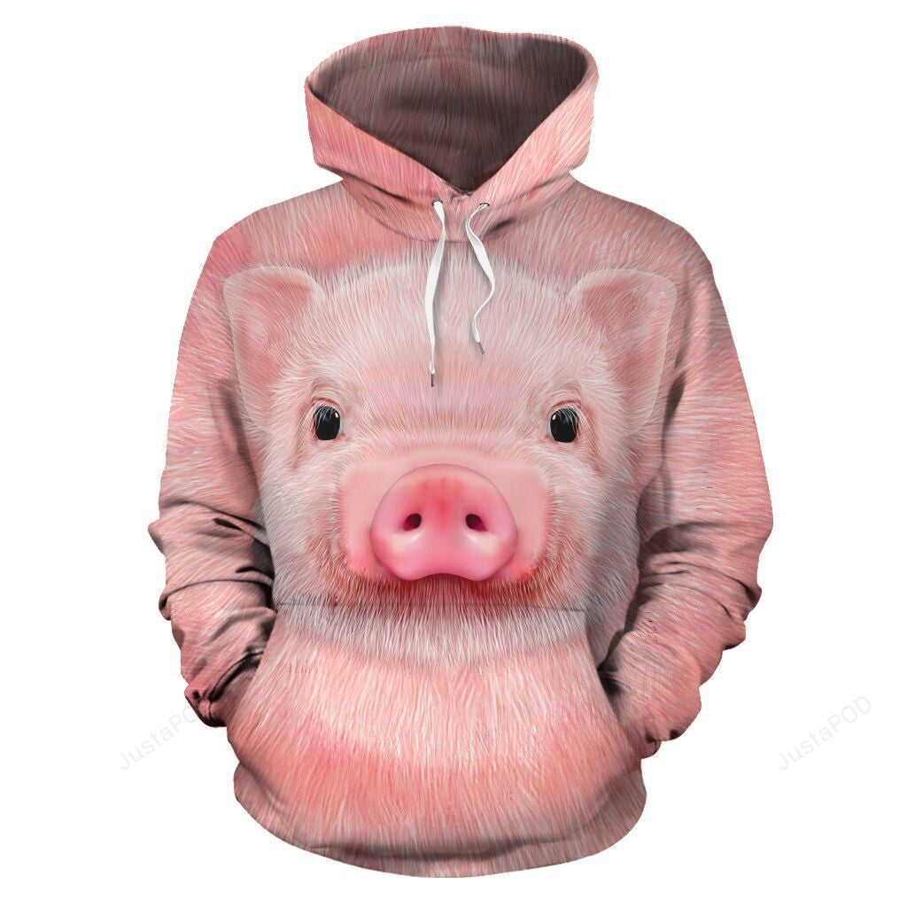 Pig 3D All Over Printed Hoodie