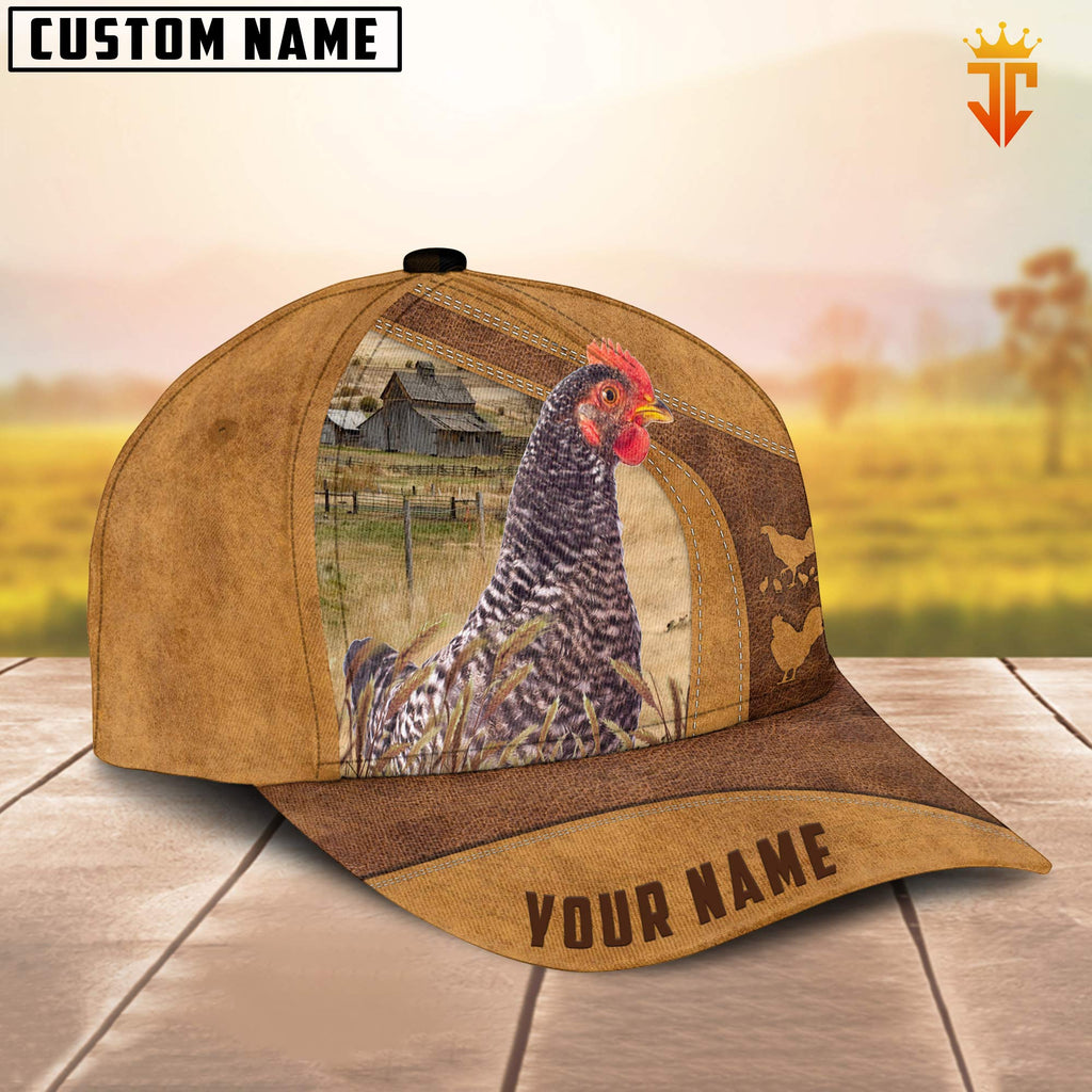Custom Name Plymouth Rocks Chicken Cap