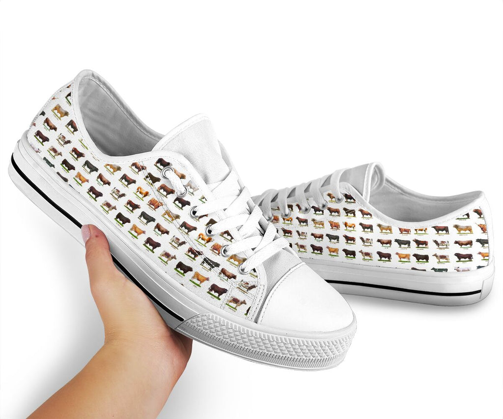 Cows Cute Low Top Shoes