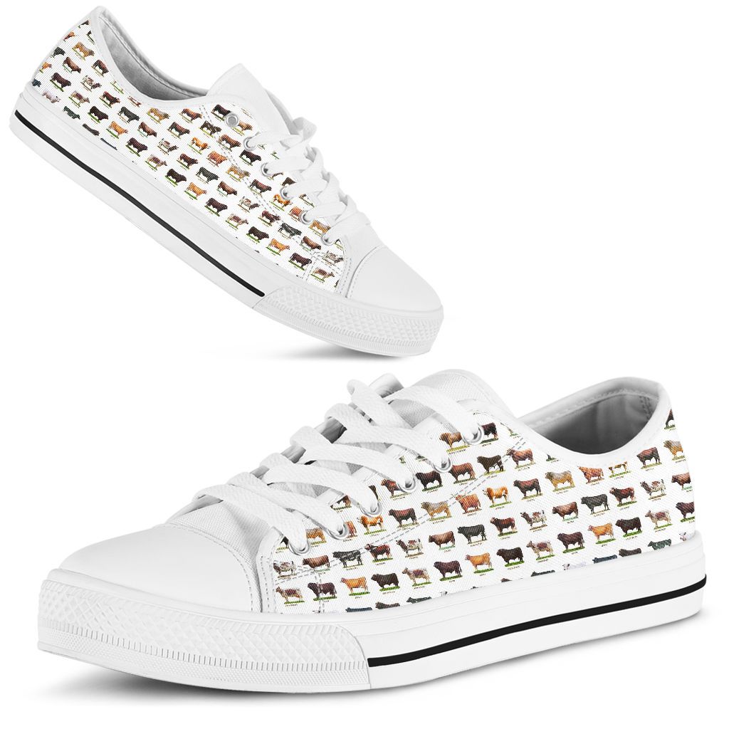 Cows Cute Low Top Shoes