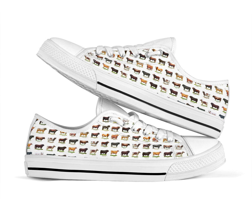 Cows Cute Low Top Shoes