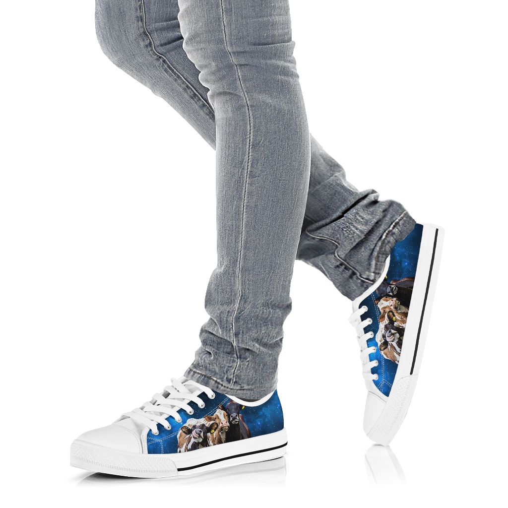 Cow Galaxy Low Top Shoes